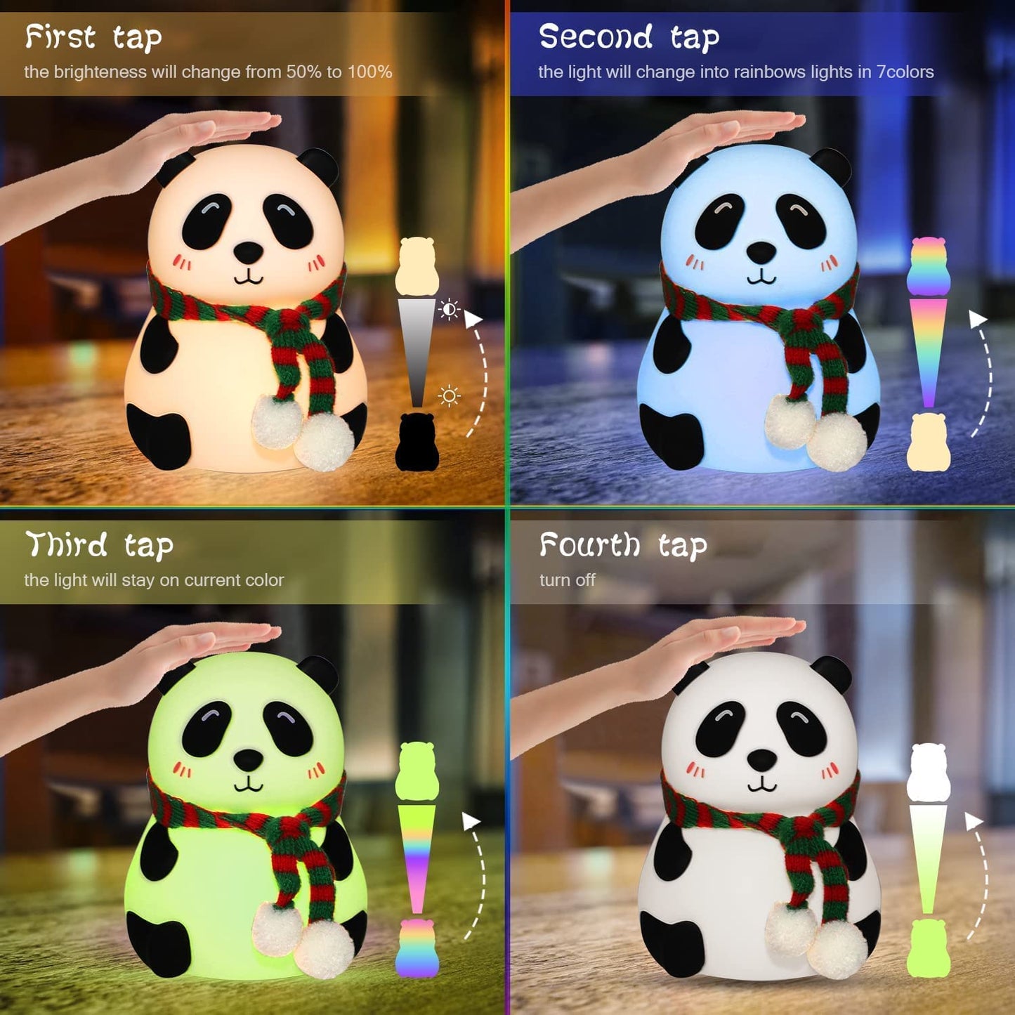 Panda Touch Lamp